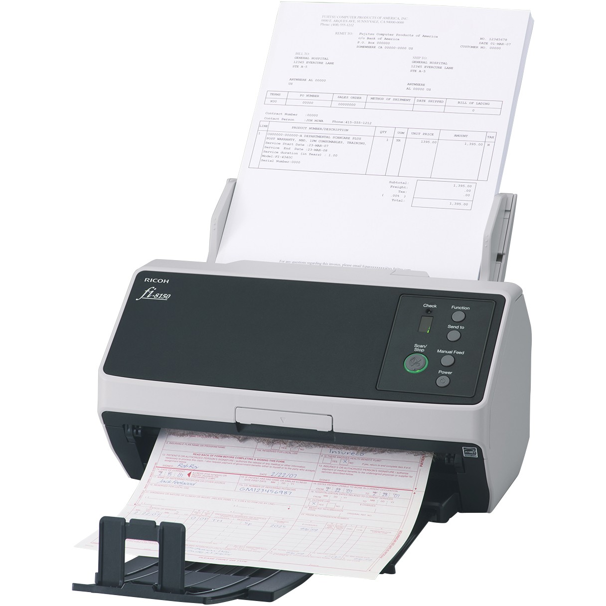 Dokumentni skener RICOH fi 8150 (stolni, Gigabit LAN, USB 3.2 Gen 1)-5