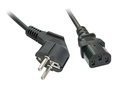 Kabel za napajanje LINDY Schuko IEC kabel za napajanje (CEE 7/7 do IEC 60320 C13, 70 cm)-1