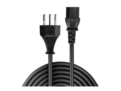 Kabel za napajanje LINDY C13 na švicarski 3-pinski utikač (2m, VDE)-0