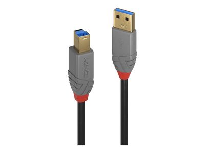 USB 3.2 kabel LINDY Anthra Line, USB-A na USB-B, 1m-1