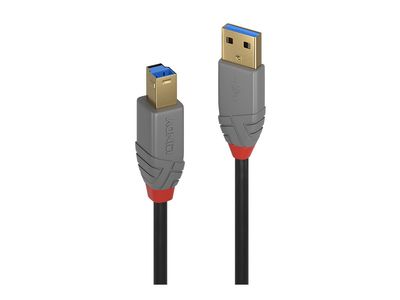 USB 3.2 kabel LINDY Anthra Line, USB-A na USB-B, 1m-0
