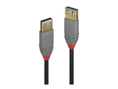 USB kabel LINDY Anthra Line, USB 3.2 Gen 1, Type A na Type A, 0.5m-0