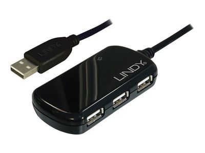 USB hub LINDY Active Extension Pro 2.0, 4 porta, 8m-1