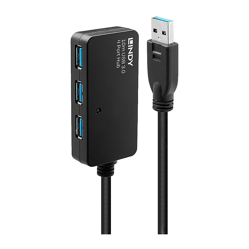 Hub s četiri porta USB 3.0 LINDY Active Extension Pro-3