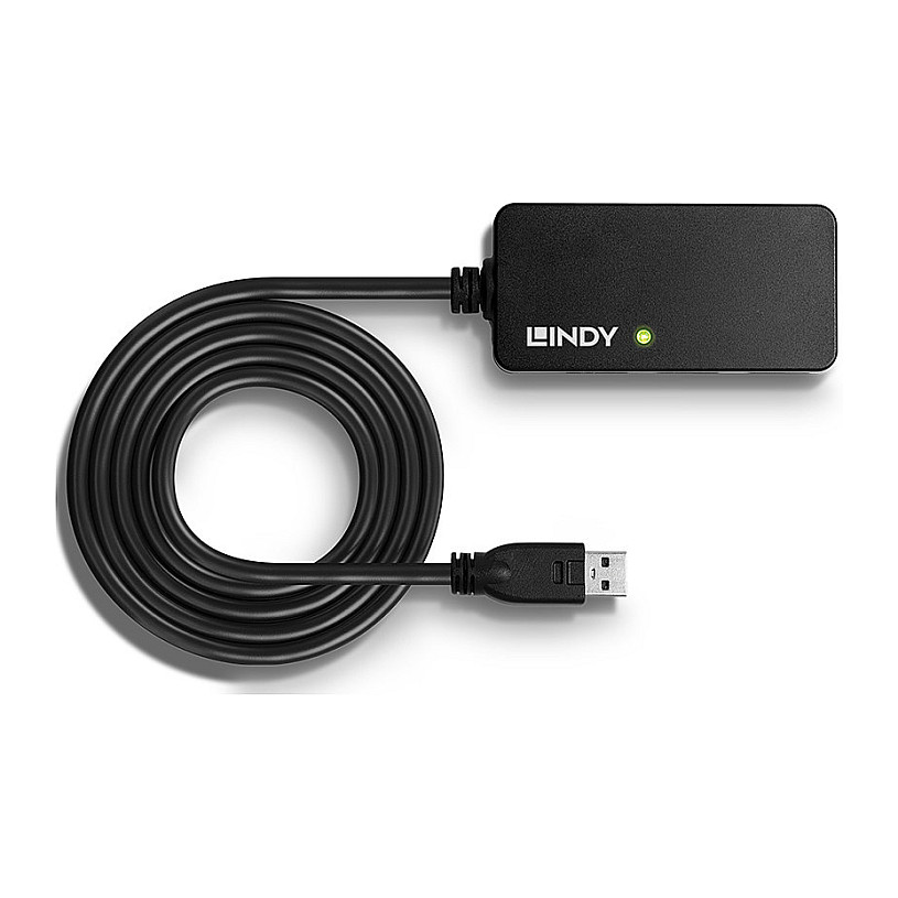 Hub s četiri porta USB 3.0 LINDY Active Extension Pro-5