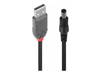 Kabel za napajanje USB LINDY (DC utikač 5.5 x 2.1 mm na USB - samo napajanje, 1.5 m)-0