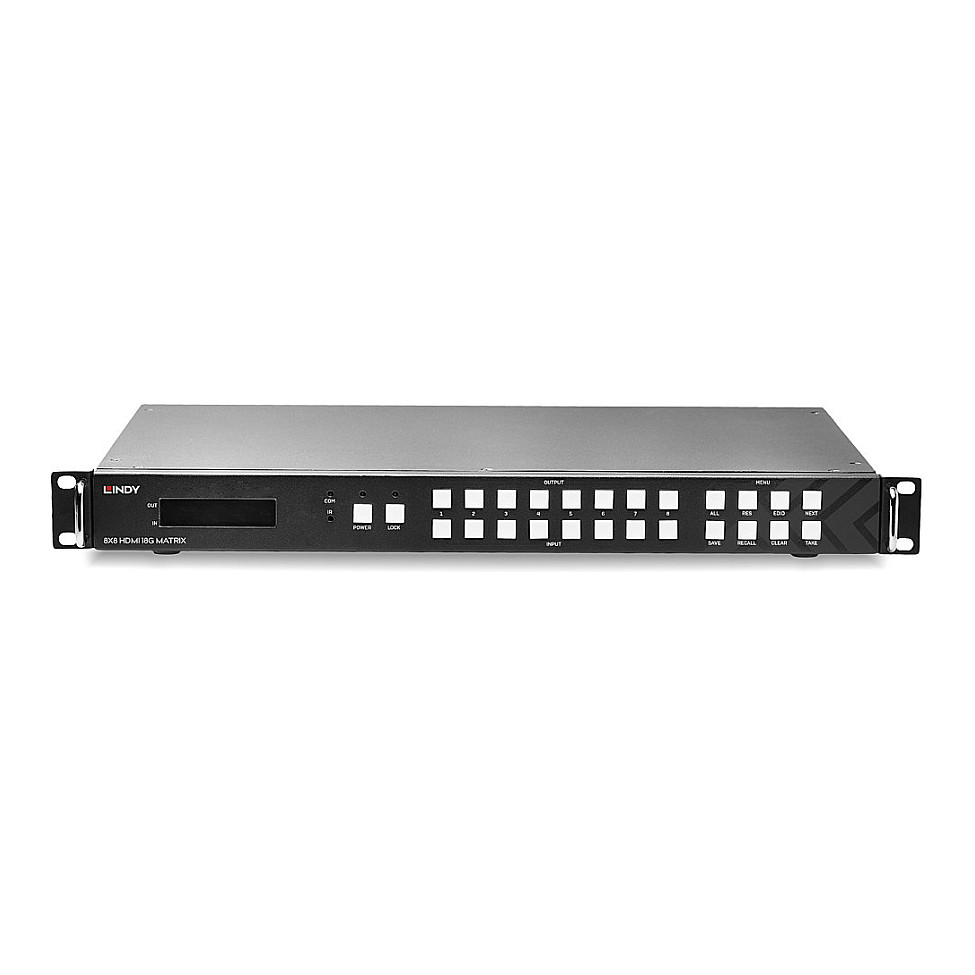 HDMI Matrix preklopnik LINDY 8x8 18G s Video Wall funkcijom (4K@60Hz, 18Gbps, Seamless Switching)-6