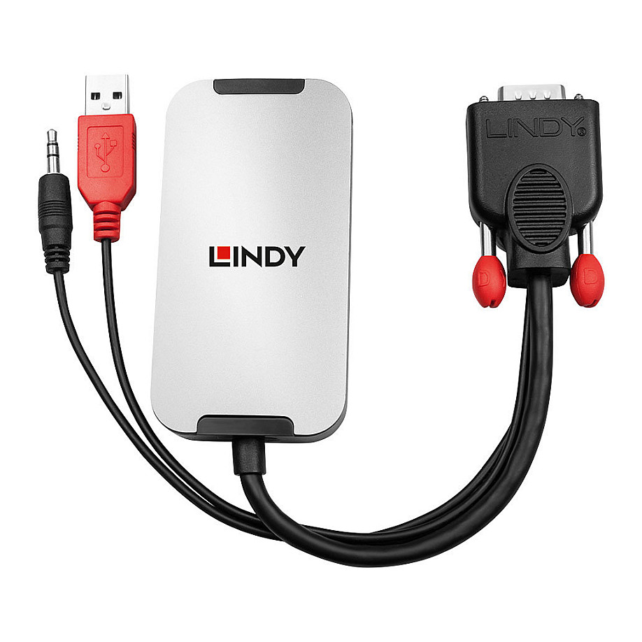 Adapter LINDY VGA na DisplayPort 1.2 (18 cm)-3