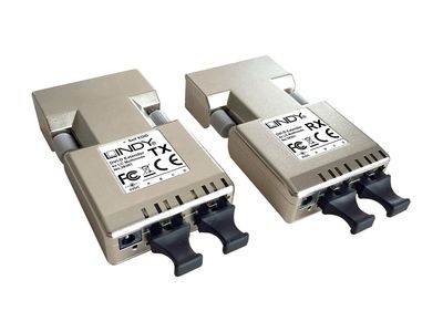 DVI-D Extender LINDY 38301, 500m Fibre Optic Single Link-0