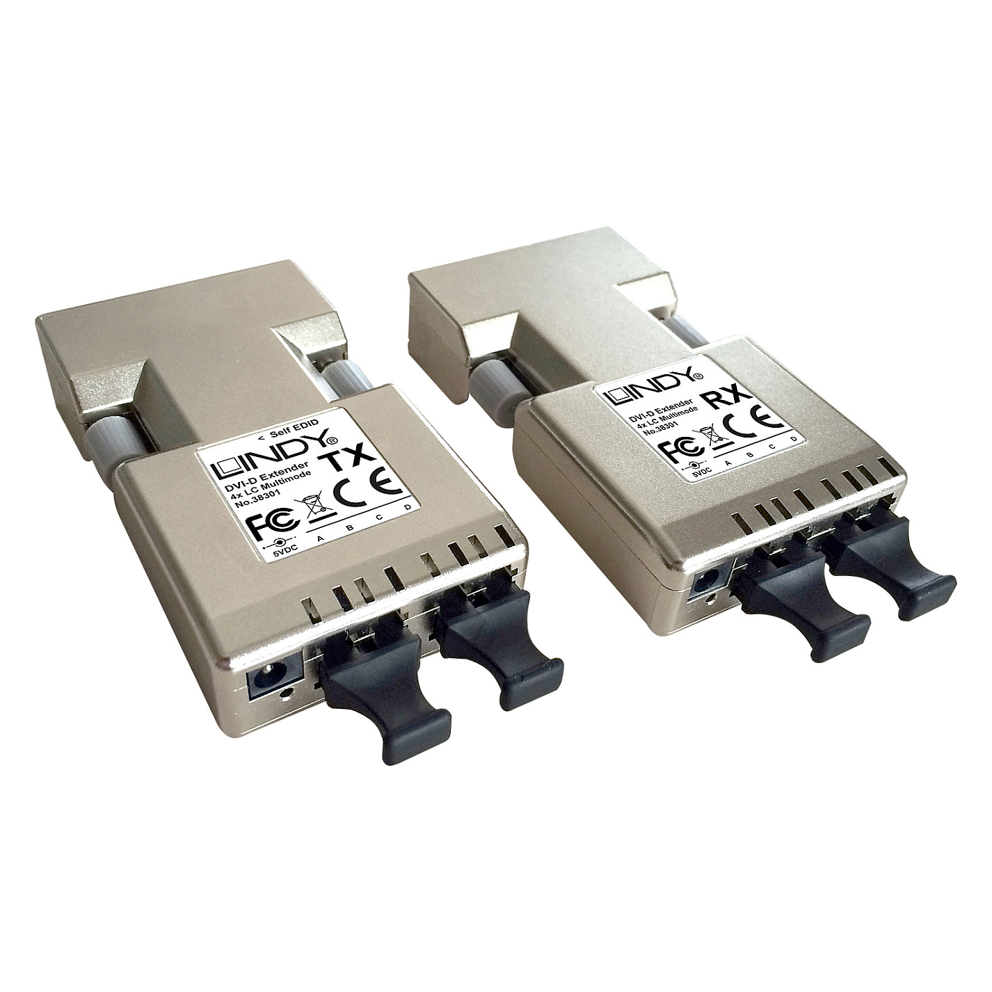 DVI-D Extender LINDY 38301, 500m Fibre Optic Single Link-2