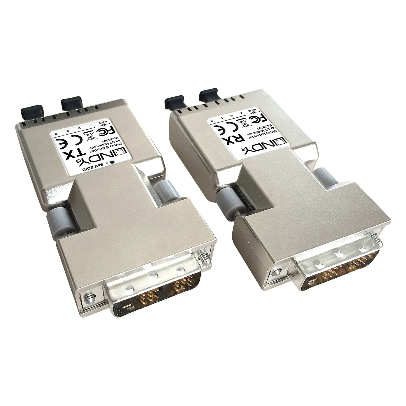 DVI-D Extender LINDY 38301, 500m Fibre Optic Single Link-3