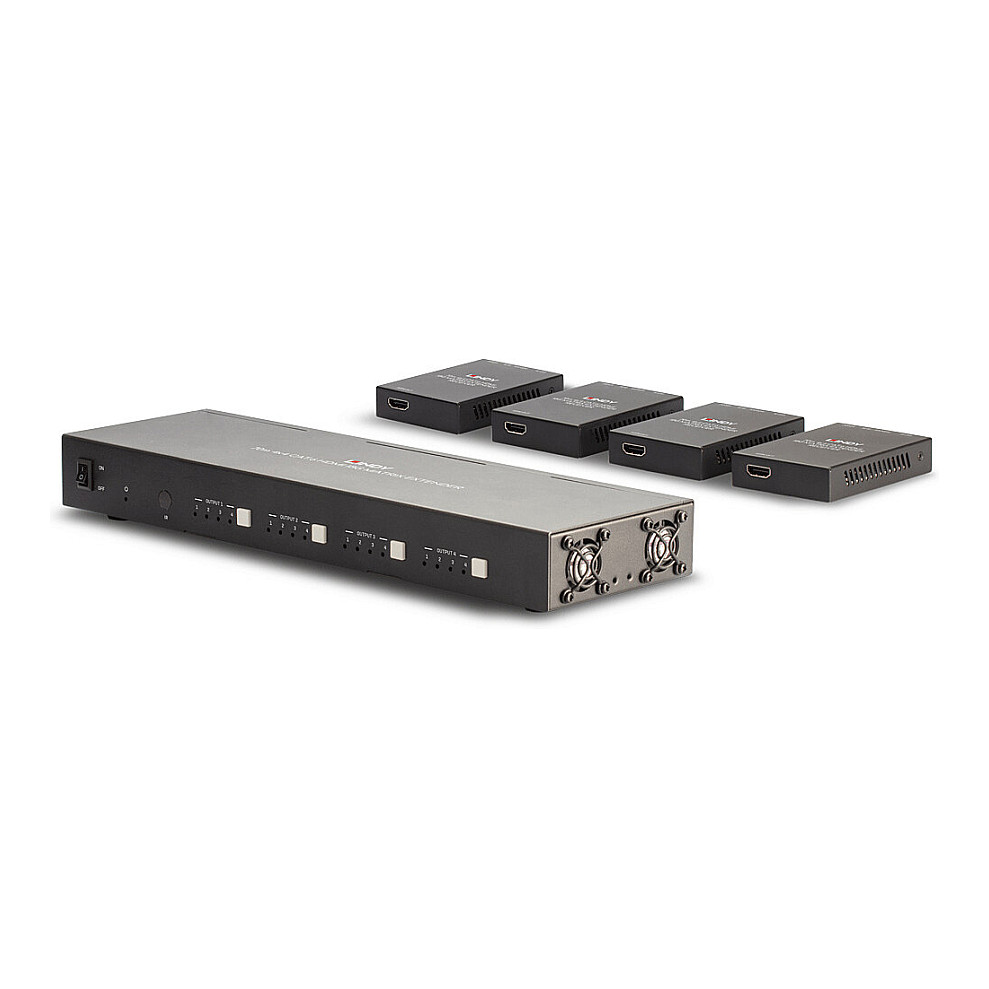 HDMI Matrix Extender LINDY 38328, 4x4, 4K@60Hz, 70m, PoC & Audio-6