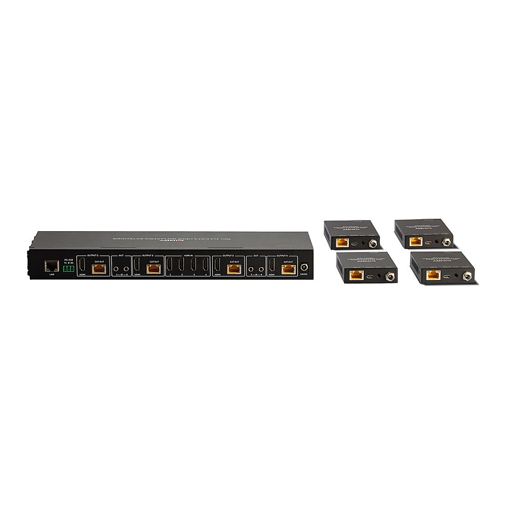 HDMI Matrix Extender LINDY 38328, 4x4, 4K@60Hz, 70m, PoC & Audio-8