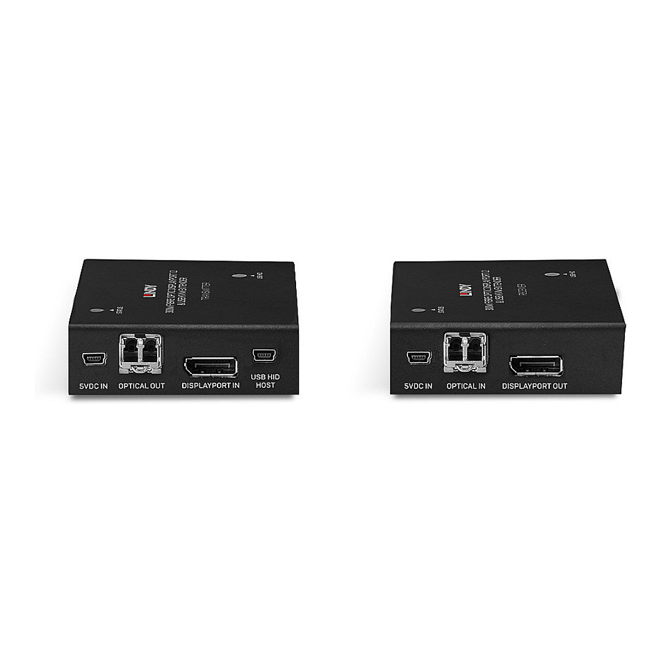 KVM Extender LINDY 300m Fibre Optic DisplayPort 1.2 & USB (4K@60Hz, optički, prijemnik i odašiljač)-6