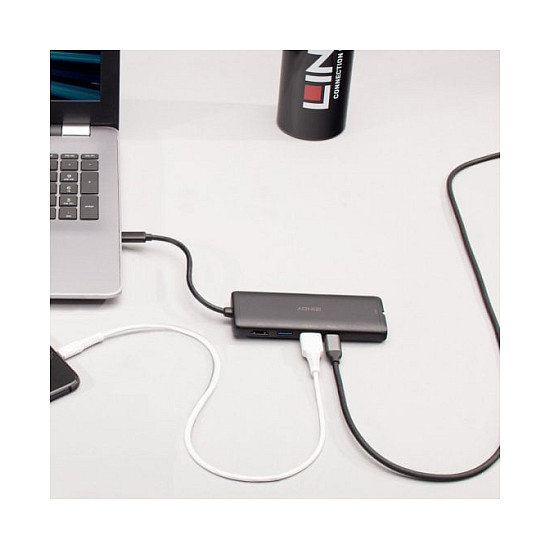 Docking stanica LINDY (USB-C 3.2 Gen 1, HDMI, GigE)-7