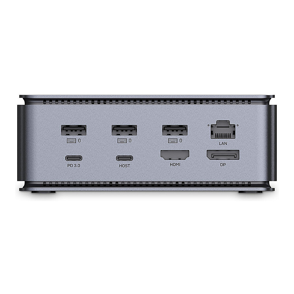 Docking stanica LINDY DST-Pro (USB-C, HDMI, DP, USB-C, GigE, 10 GigE)-7