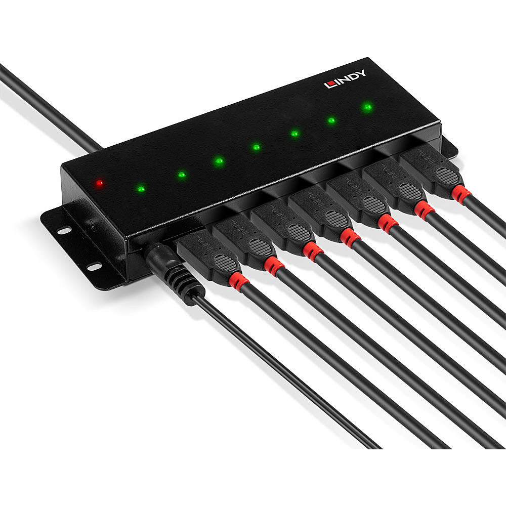 I/O HUB USB2 7PORT/42794 LINDY-9