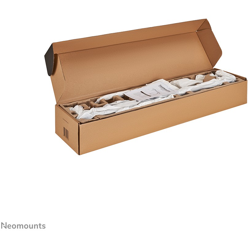 Nosač za monitor stolni NEOMOUNTS Dis Public Mount DS75S-950WH2 (2 monitora, po nosaču 17"- 32", do 8 kg, nagib +60° -60°, zkret +90° -90°, rotacija+180° -180°)-17