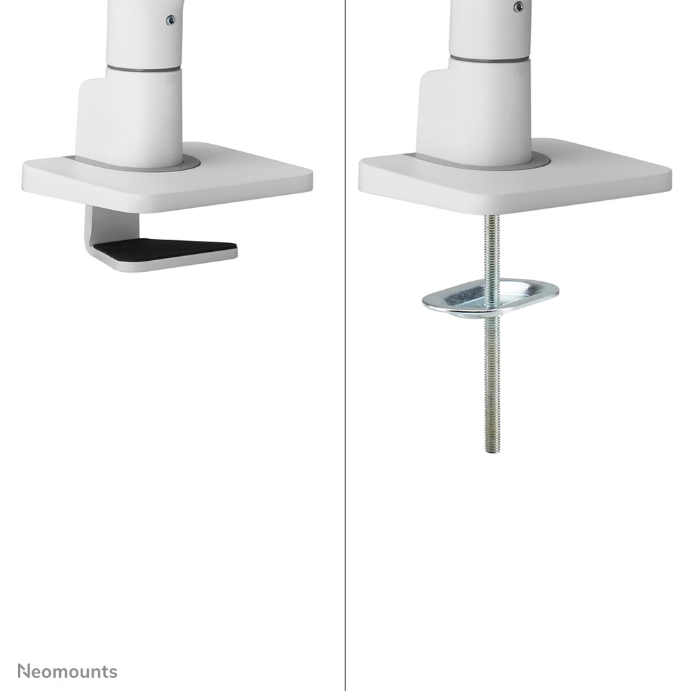 Nosač za monitor stolni NEOMOUNTS Dis Public Mount DS75S-950WH2 (2 monitora, po nosaču 17"- 32", do 8 kg, nagib +60° -60°, zkret +90° -90°, rotacija+180° -180°)-18