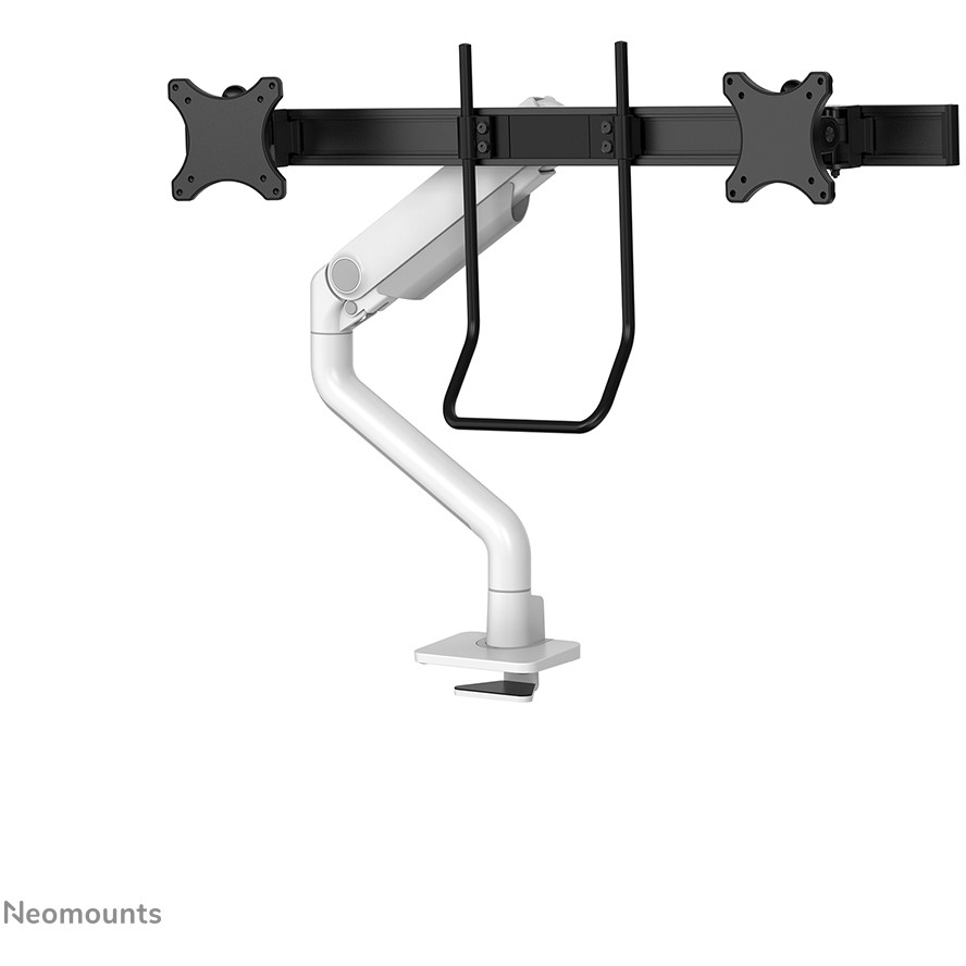 Nosač za monitor stolni NEOMOUNTS Dis Public Mount DS75S-950WH2 (2 monitora, po nosaču 17"- 32", do 8 kg, nagib +60° -60°, zkret +90° -90°, rotacija+180° -180°)-23