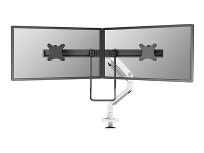 Nosač za monitor stolni NEOMOUNTS Dis Public Mount DS75S-950WH2 (2 monitora, po nosaču 17"- 32", do 8 kg, nagib +60° -60°, zkret +90° -90°, rotacija+180° -180°)-10