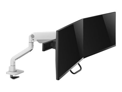 Nosač za monitor stolni NEOMOUNTS Dis Public Mount DS75S-950WH2 (2 monitora, po nosaču 17"- 32", do 8 kg, nagib +60° -60°, zkret +90° -90°, rotacija+180° -180°)-5