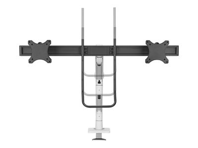 Nosač za monitor stolni NEOMOUNTS Dis Public Mount DS75S-950WH2 (2 monitora, po nosaču 17"- 32", do 8 kg, nagib +60° -60°, zkret +90° -90°, rotacija+180° -180°)-0