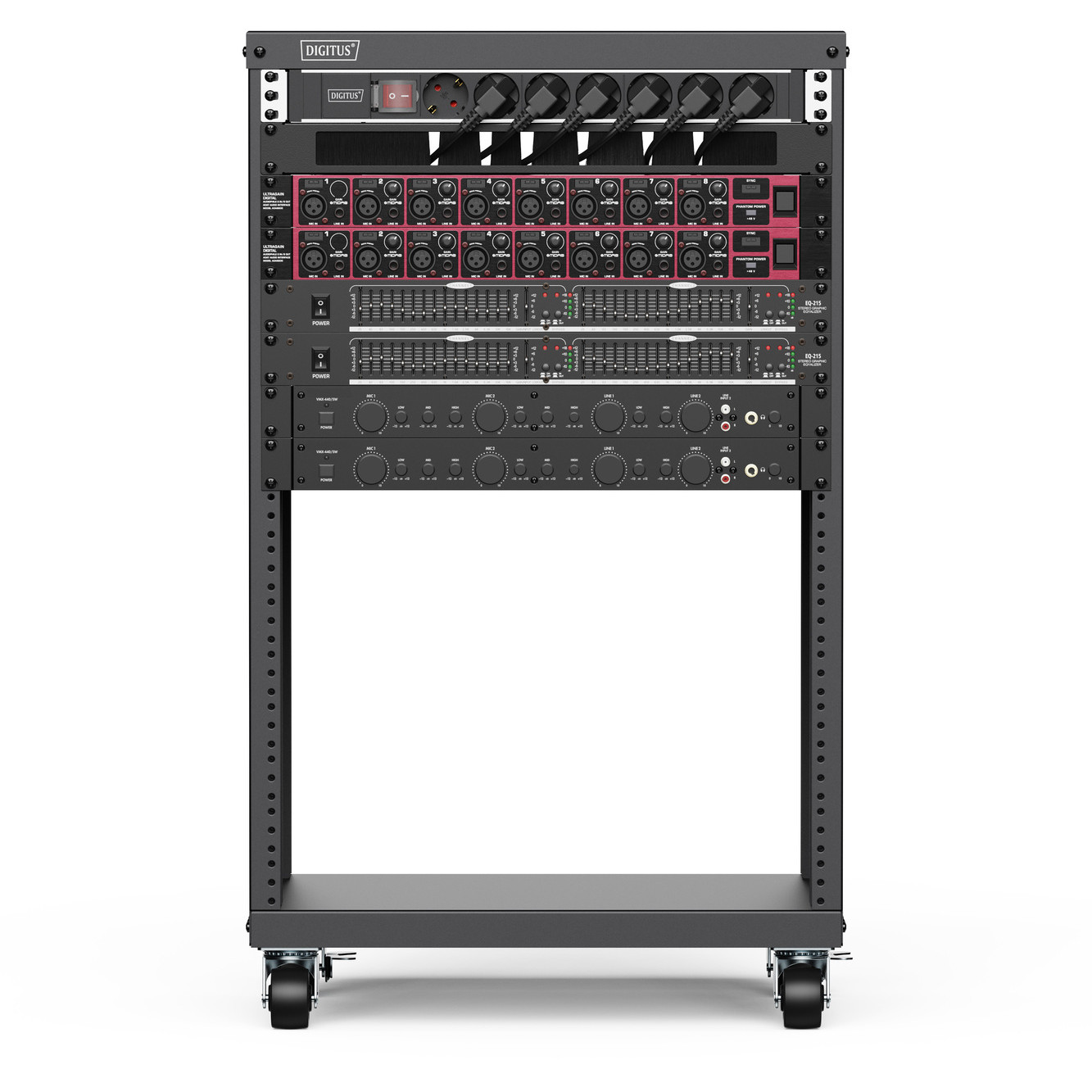Mrežni ormar DIGITUS 220067 (19" rack, čelik, nosivost 136 kg)-4