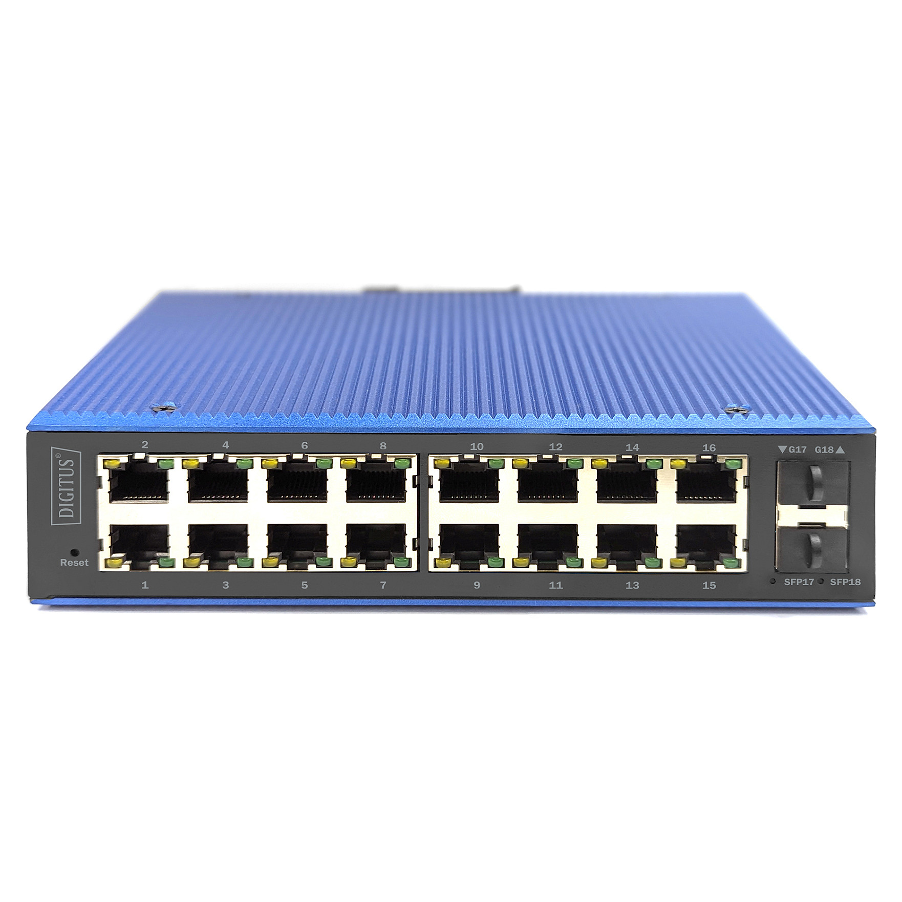 Switch DIGITUS Gigabit Ethernet 16+2 (industrijski)-8