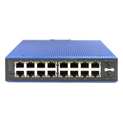 Switch DIGITUS Gigabit Ethernet 16+2 (industrijski)-0