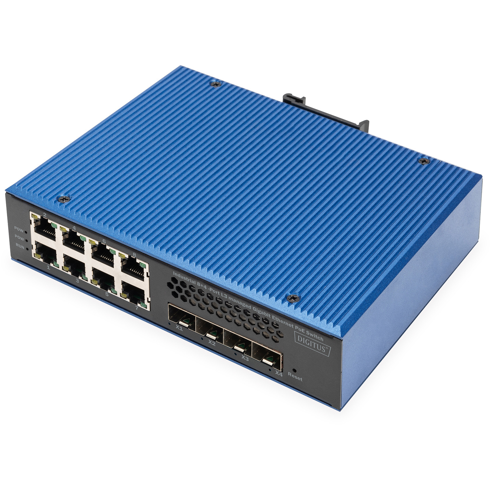 Switch DIGITUS Gigabit Ethernet PoE 8+4SFP (industrijski)-3