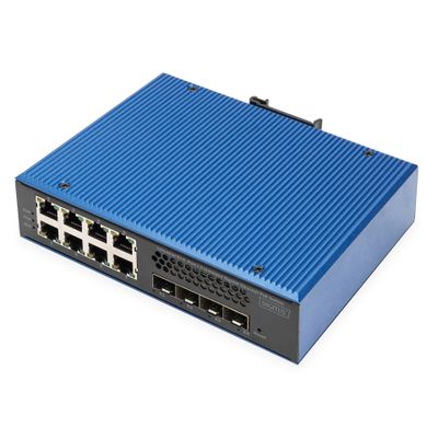 Switch DIGITUS Gigabit Ethernet PoE 8+4SFP (industrijski)-4