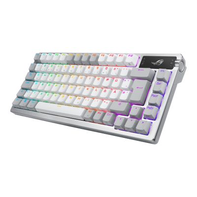 Tipkovnica ASUS ROG Azoth bijela - njemački raspored tipki – internacionalna non HR tipkovnica-1