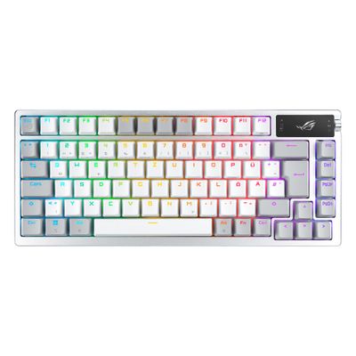 Tipkovnica ASUS ROG Azoth bijela - njemački raspored tipki – internacionalna non HR tipkovnica-4