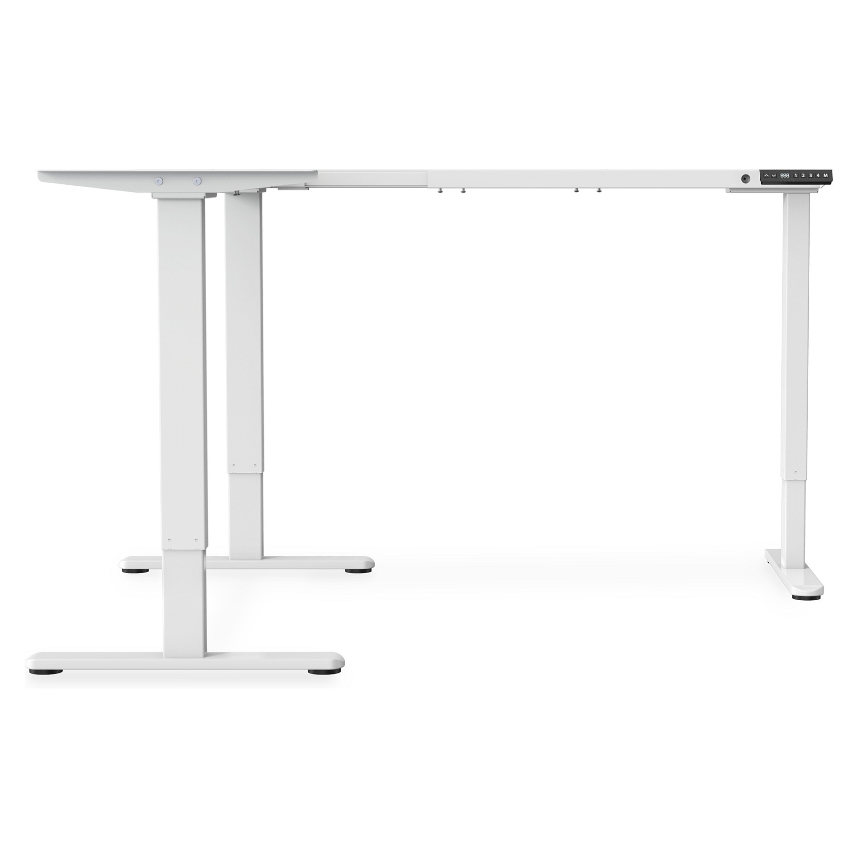 Postolje za radni stol DIGITUS DA-90407 (kutno, 3 motora, 62-128 cm, bijelo)-3