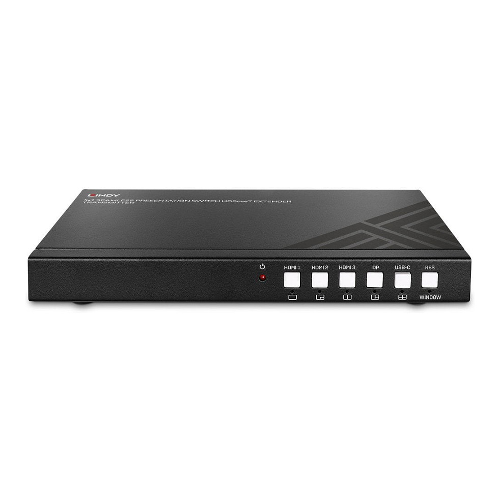 LINDY 38338 5-portni HDBaseT prezenter (4K@60Hz, 70m, PoC, Multiview)-7