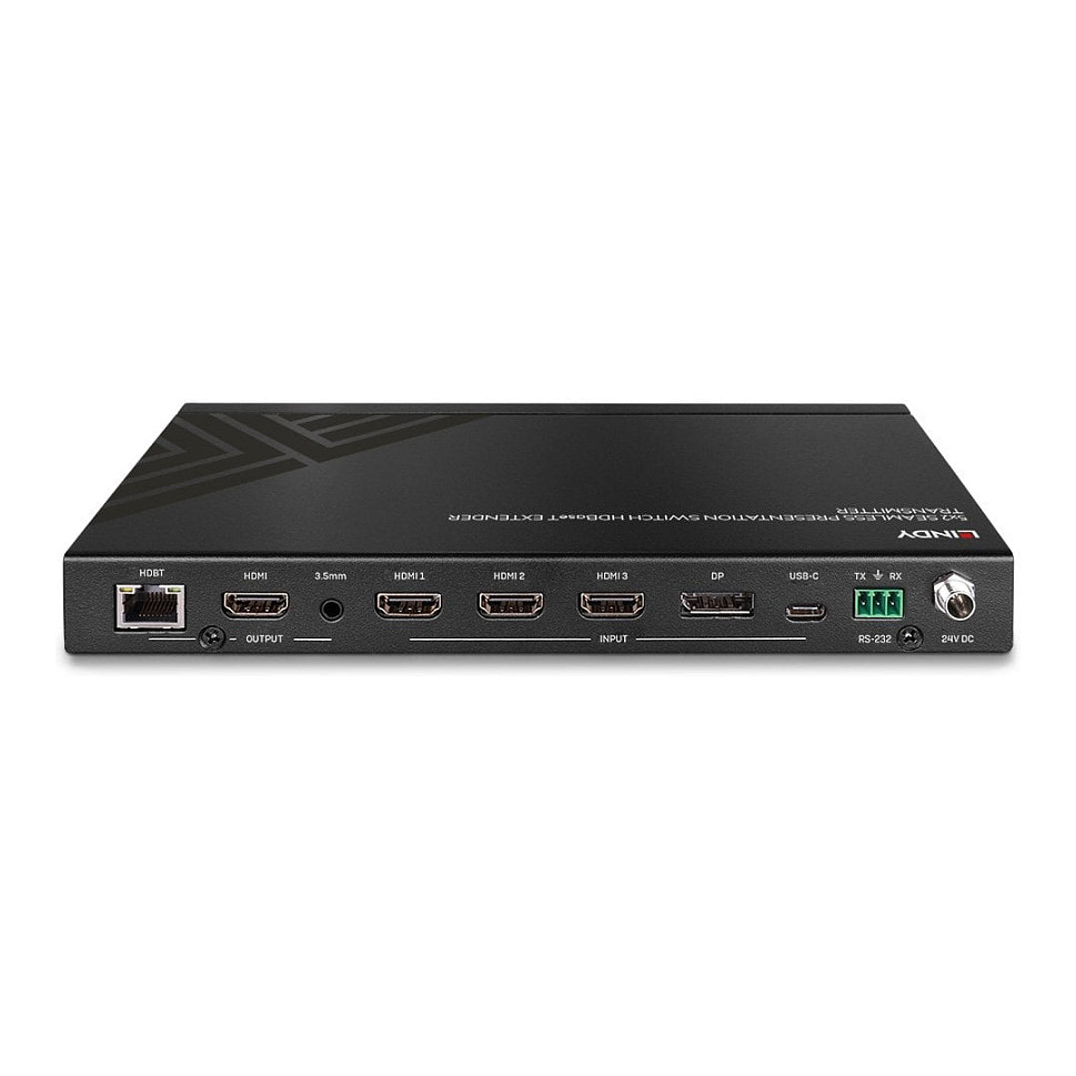 LINDY 38338 5-portni HDBaseT prezenter (4K@60Hz, 70m, PoC, Multiview)-8