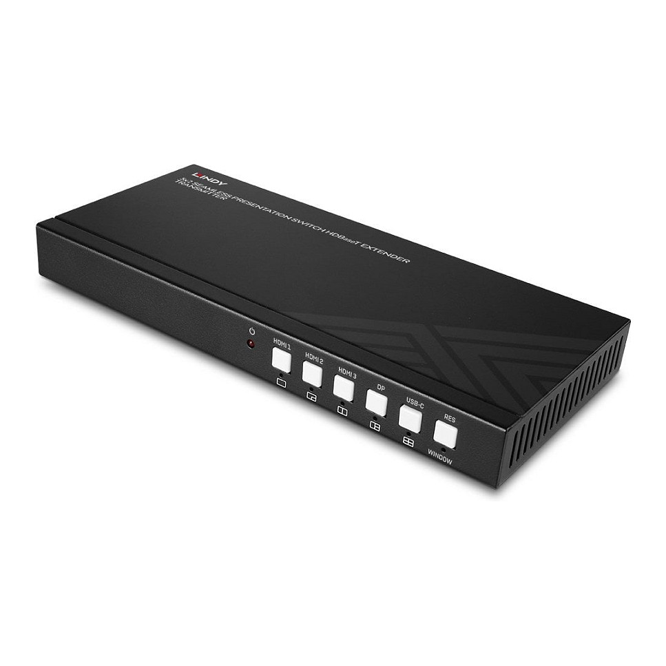LINDY 38338 5-portni HDBaseT prezenter (4K@60Hz, 70m, PoC, Multiview)-9