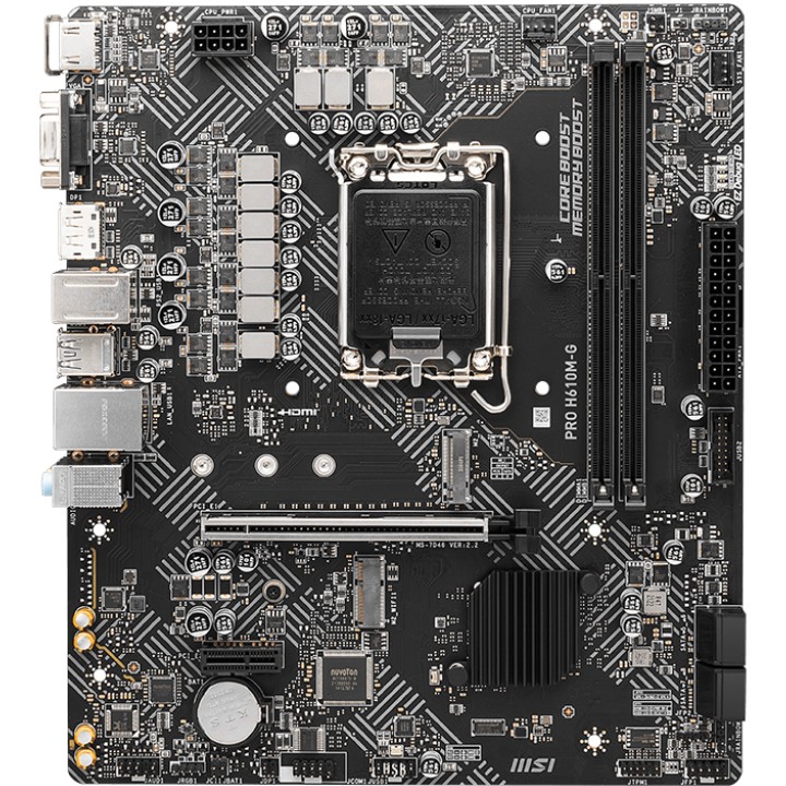 Matična ploča MSI PRO H610M-G DDR5 (socket LGA 1700, Micro ATX, Intel H610, DDR5)-4
