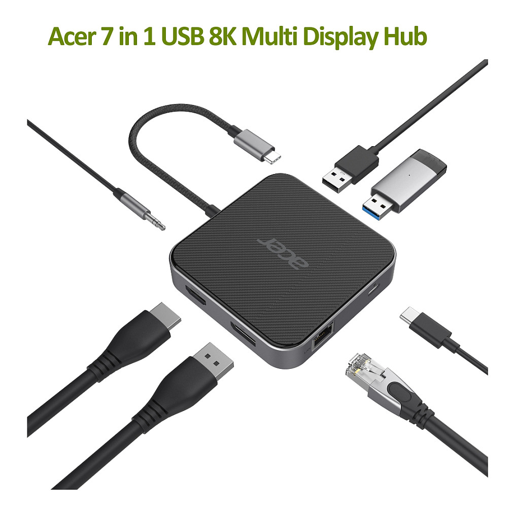 USB hub ACER NB ACC 7-u1 (USB4 8K Multi Display hub)-5