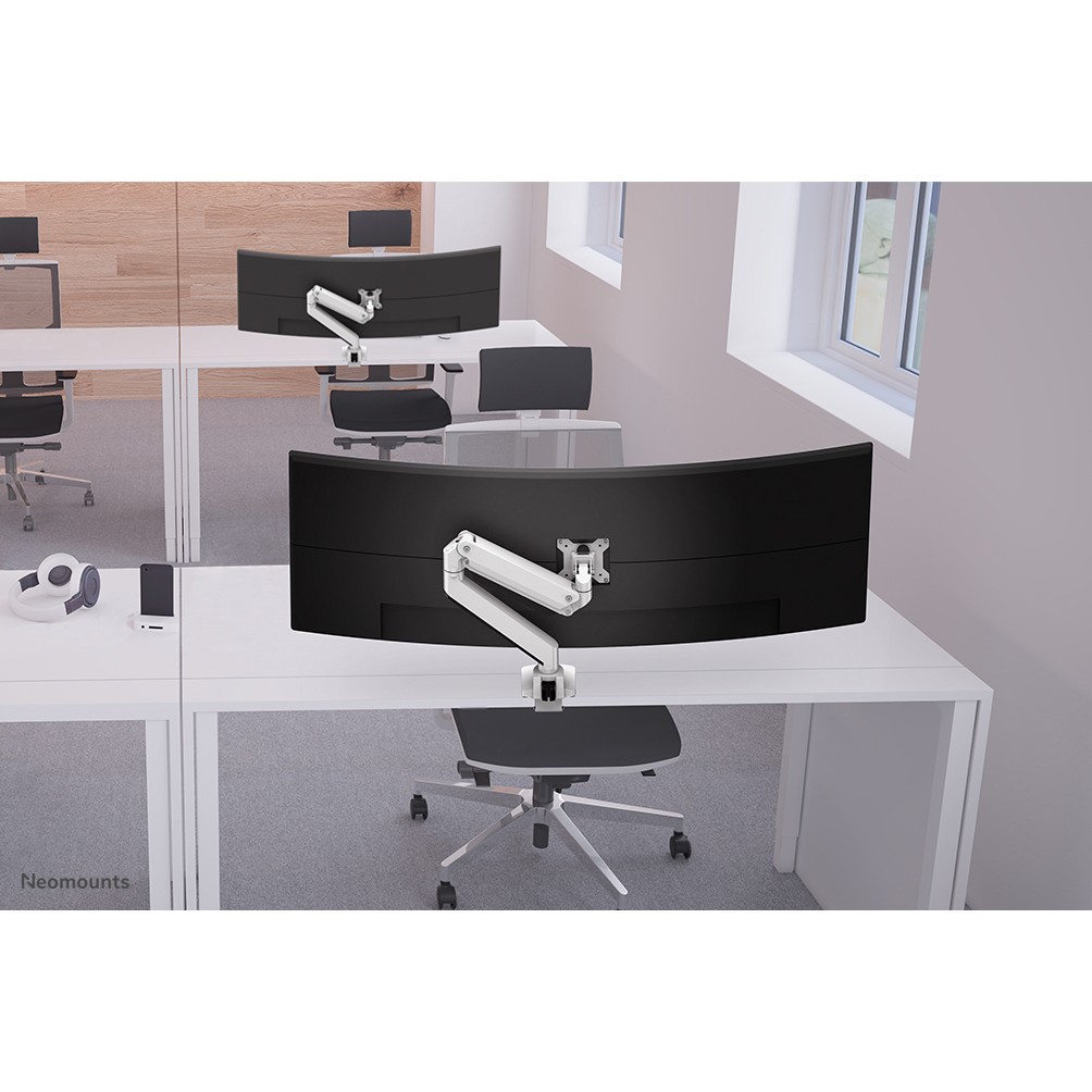 Stolni nosač za monitor NEOMOUNTS NM-D775WHITE (10"-49", do 18kg, VESA, bijeli)-7