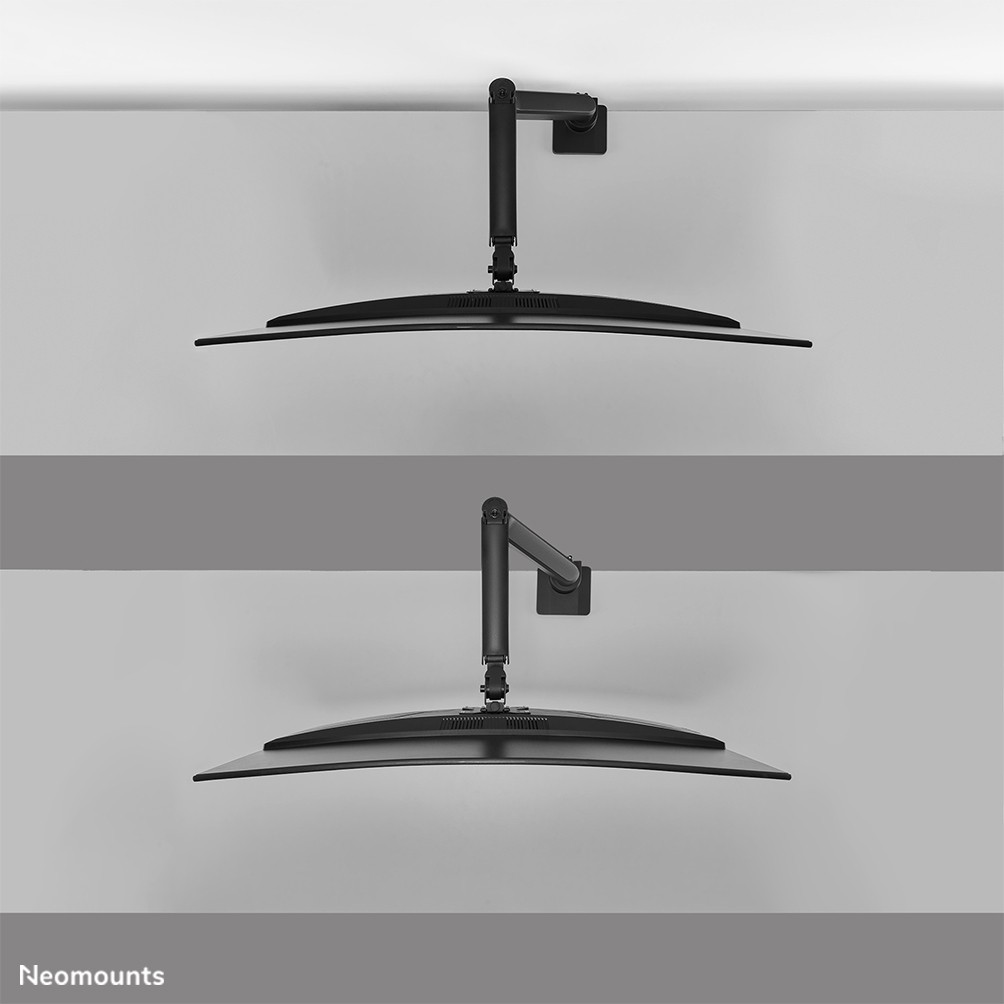 Neomounts DS70PLUS-450BL1 mounting kit - full-motion - for curved LCD display - crna-24