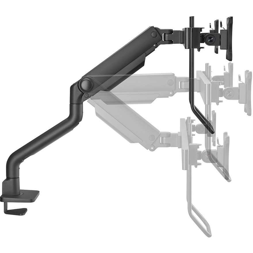 Montiranje kit Neomounts DS75S-950BL2 NEXT One - full-motion - za 2 LCD ekrana - crna-26