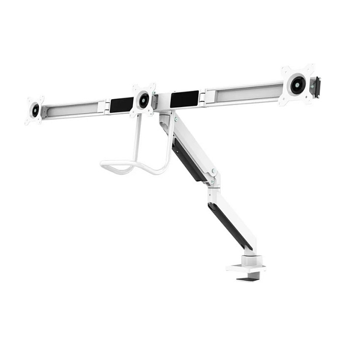 Stalak za monitor NEOMOUNTS NM-D775DX3 za 3 monitora 10"-27" s plinskom oprugom, bijeli-14