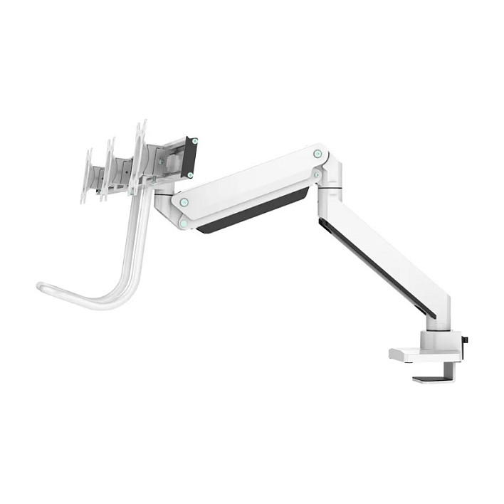 Stalak za monitor NEOMOUNTS NM-D775DX3 za 3 monitora 10"-27" s plinskom oprugom, bijeli-16