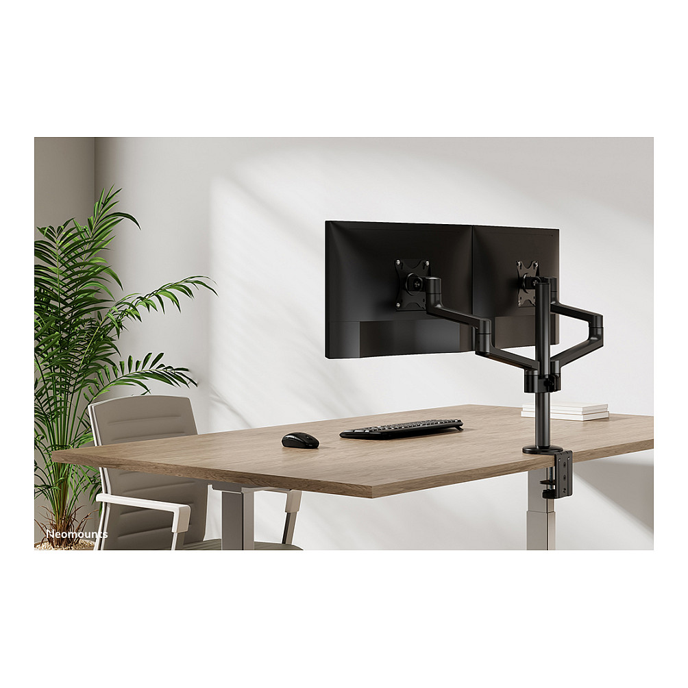 Montiranje kit Neomounts DS60-425BL2 - full-motion - za 2 monitora - crna-19