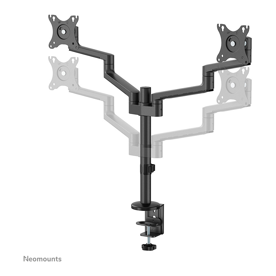 Montiranje kit Neomounts DS60-425BL2 - full-motion - za 2 monitora - crna-24