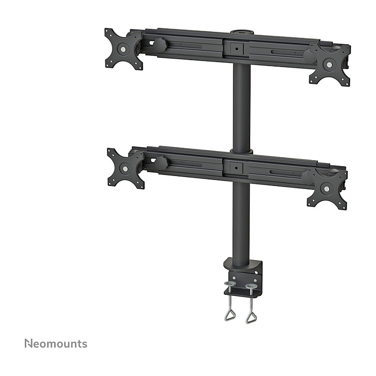 Stolni nosač za 4 monitora NEOMOUNTS FPMA-D700D4, do 30 inča, crna boja-9
