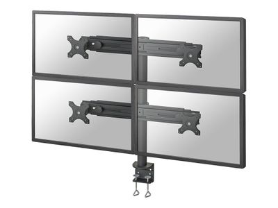 Stolni nosač za 4 monitora NEOMOUNTS FPMA-D700D4, do 30 inča, crna boja-0
