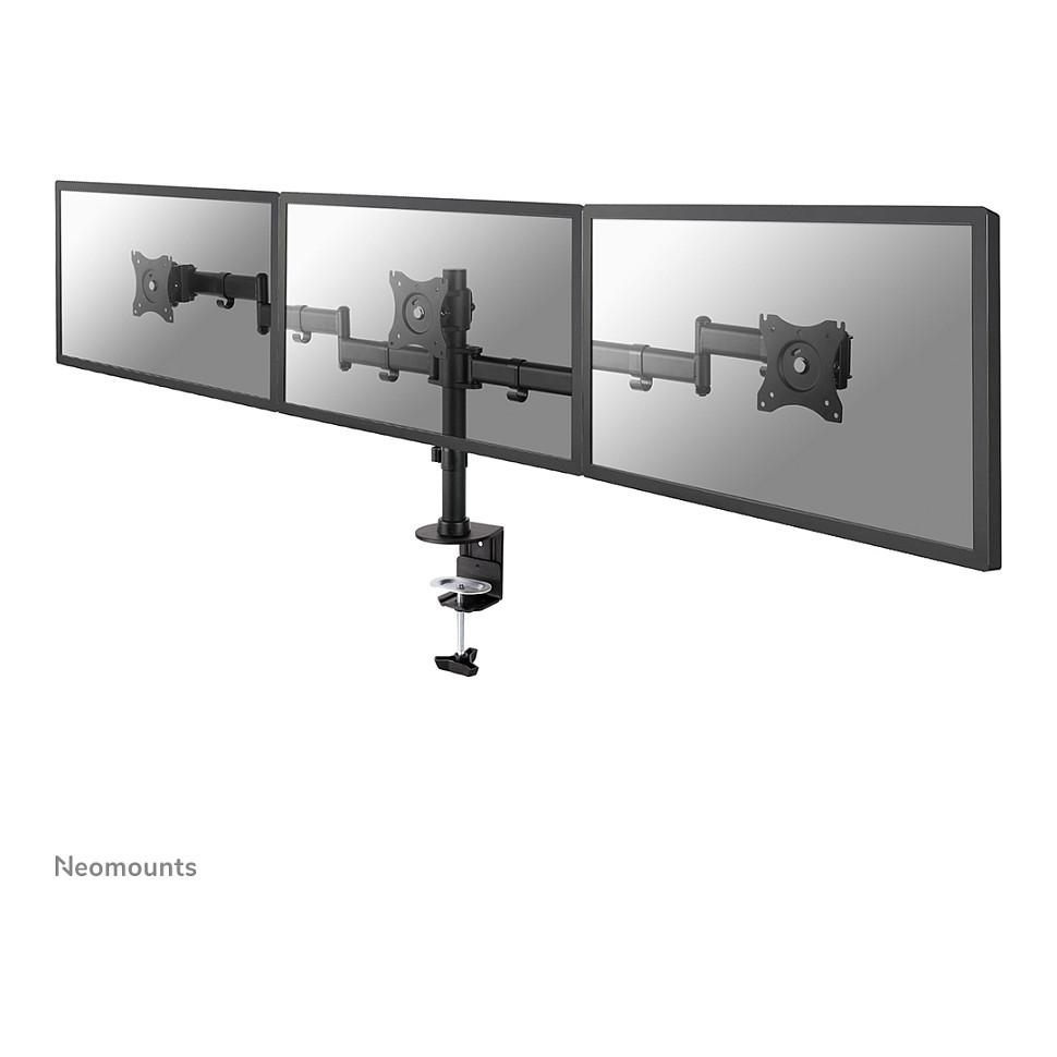 Montiranje kit Neomounts NM-D135D3 - full-motion - za 3 LCD ekrana - crna-3